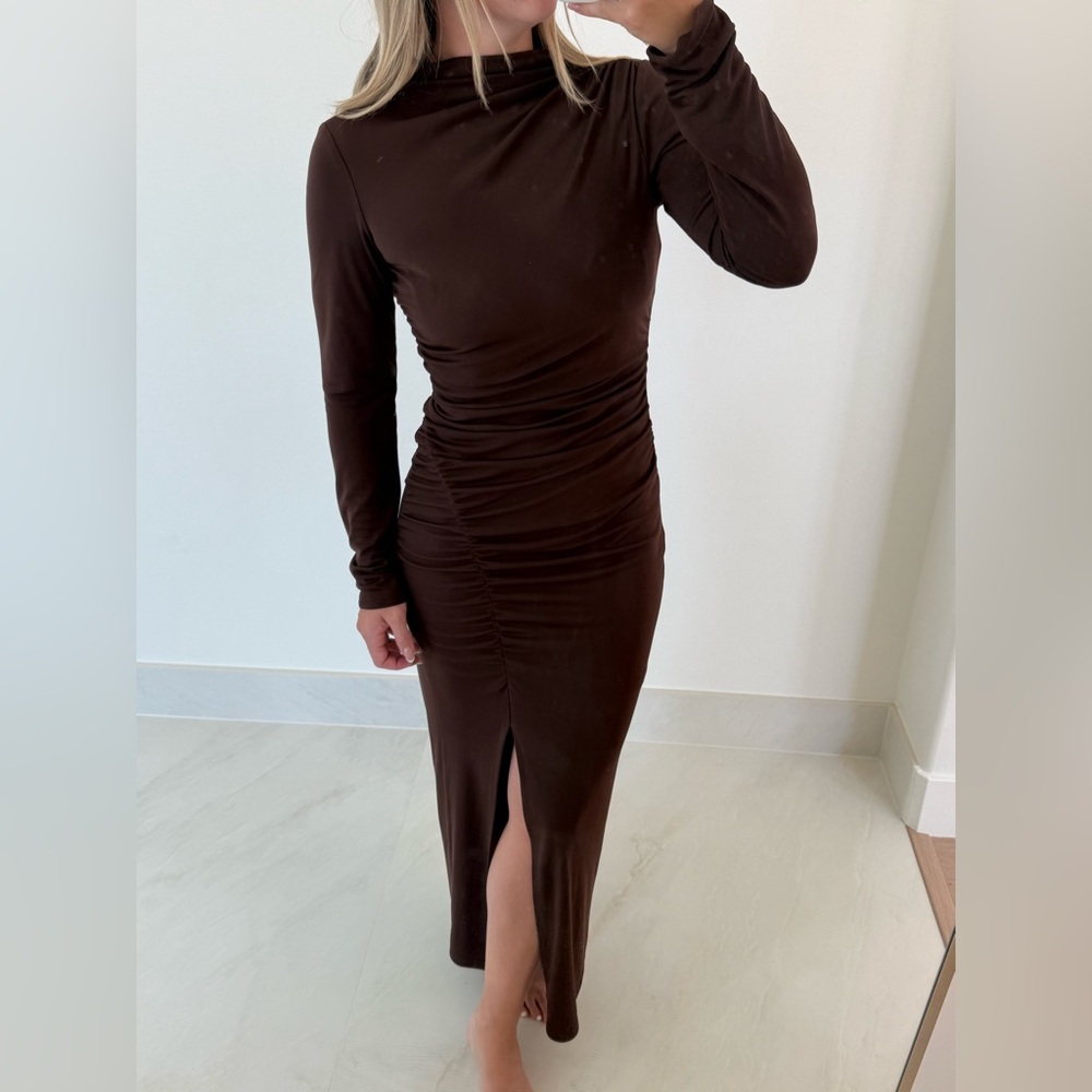 Zara Brown Dress